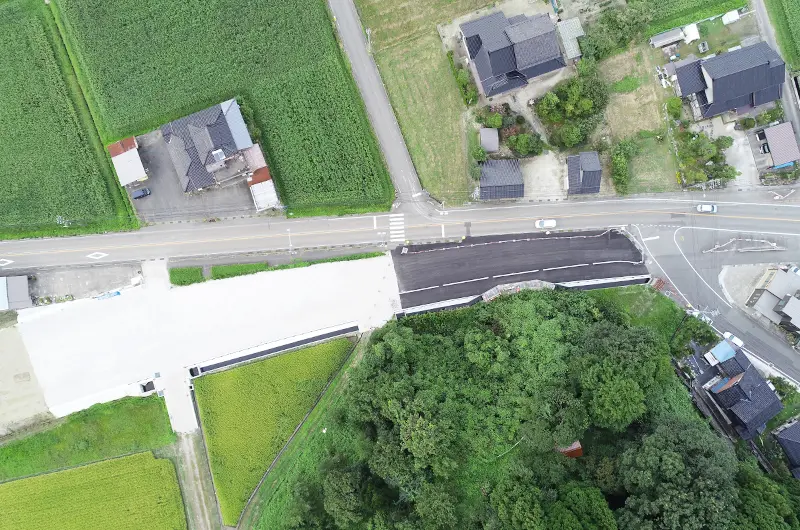 一般国道415号線道路総合交付金道路改良第8工区工事